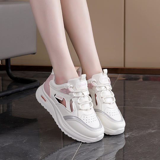 Damen Modische Sneakers mit atmungsaktivem Netzmaterial und dämpfendem Komfort EB