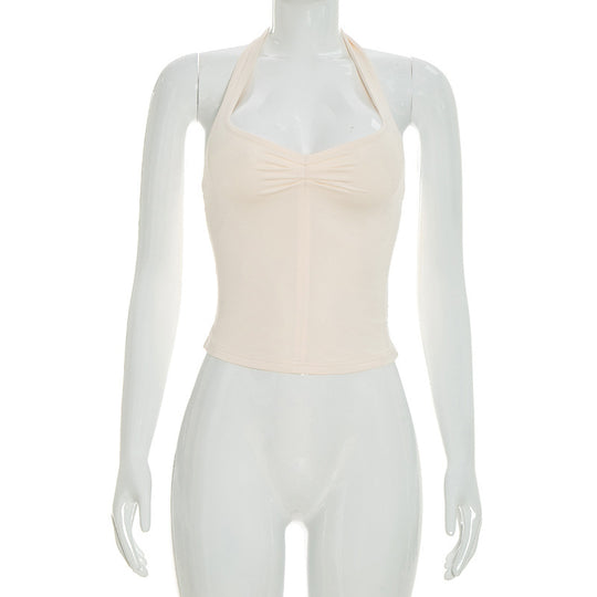 Damen Top mit Halterneck und modischem Design EB