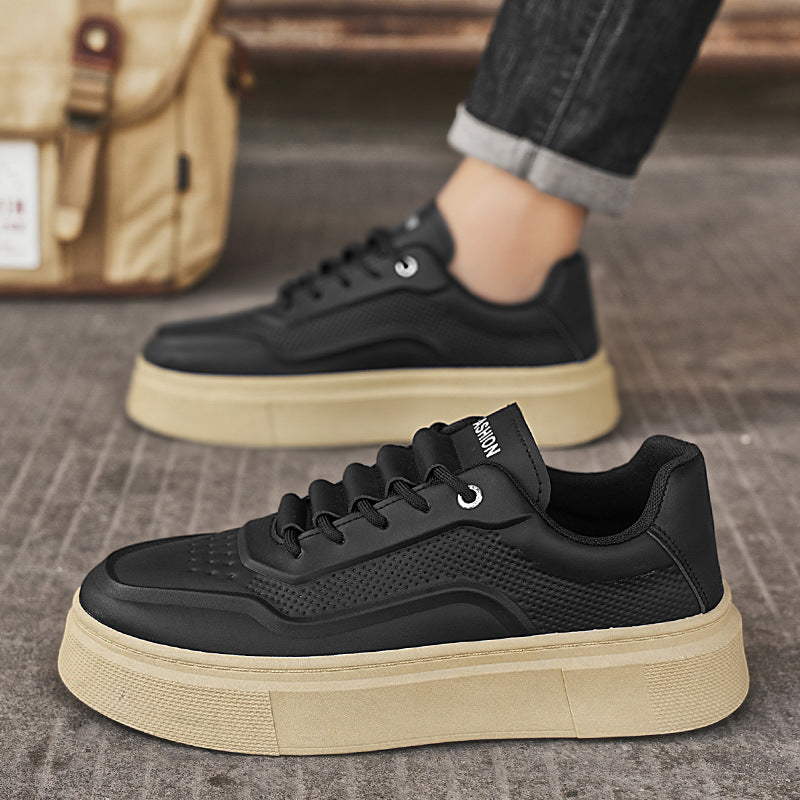 Damen Sportliche Plateau Sneakers mit atmungsaktiver Konstruktion und modischem Obermaterial EB