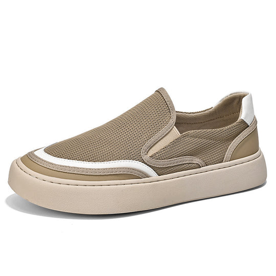 Damen Atmungsaktive Slip-On Sneakers mit elastischem Obermaterial EB
