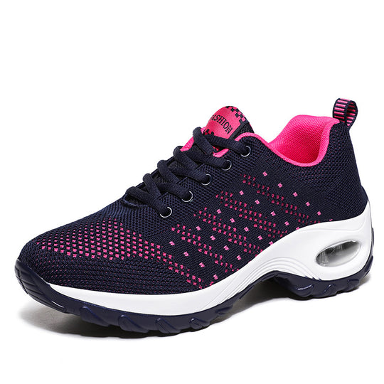 Damen Atmungsaktive Leichtgewicht Sneakers mit stoßdämpfender Sohle EB