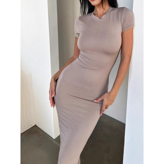 Damen lässiges Skirt- und T-Shirt-Set mit bequemer Passform Heidi Mode