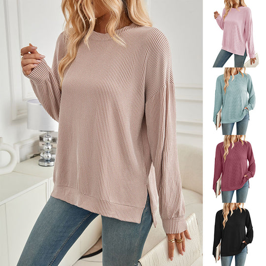 Damen lässiger Strickpullover EB