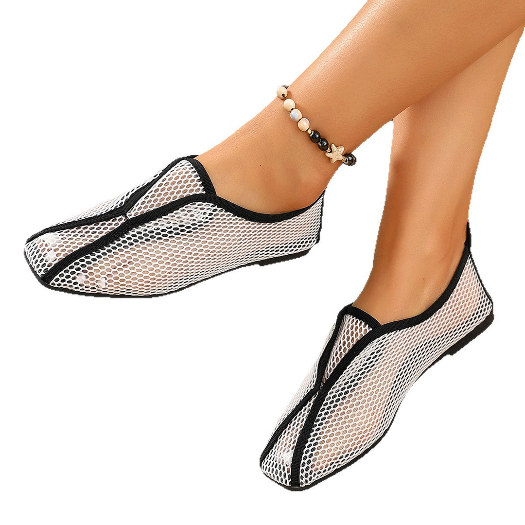 Damen Atmungsaktive Sneaker mit Netzstruktur und flexiblem Fußbett EB
