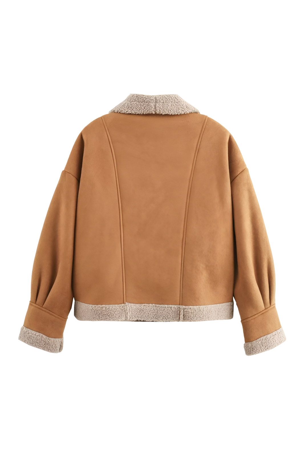 EB | Weiche Teddyjacke Lammfell-elemente Modern und Bequem