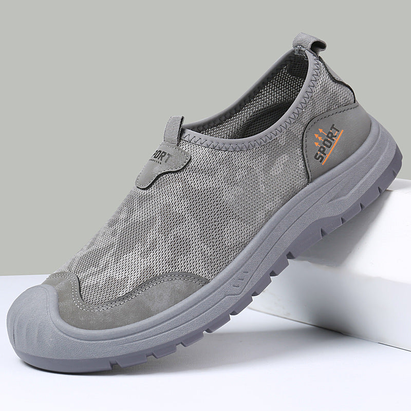 Damen Sportliche Freizeitschuhe mit atmungsaktiven Mesh-Einsätzen und rutschfester Sohle EB