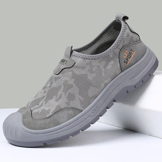 Damen Sportliche Freizeitschuhe mit atmungsaktiven Mesh-Einsätzen und rutschfester Sohle EB