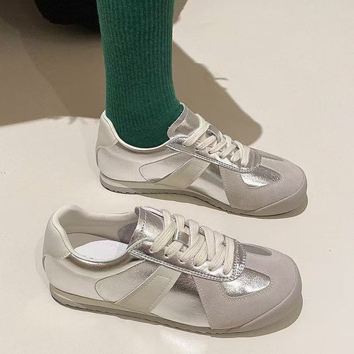 Damen modische Sneakers mit atmungsaktivem Obermaterial und dämpfender Sohle EB