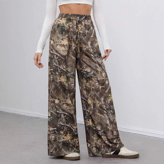 Damen weite Camouflage-Hose EB