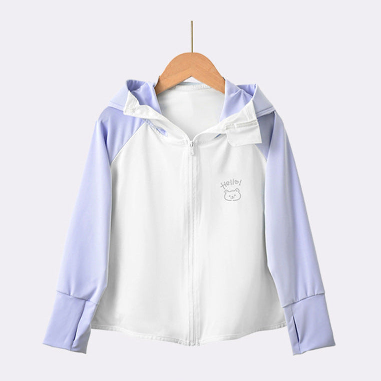 Jungen Outdoor-Schutzjacke mit Kapuze EB
