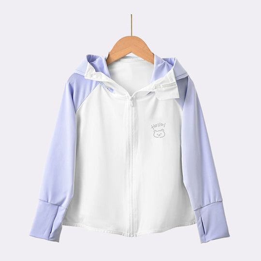 Jungen Outdoor-Schutzjacke mit Kapuze EB