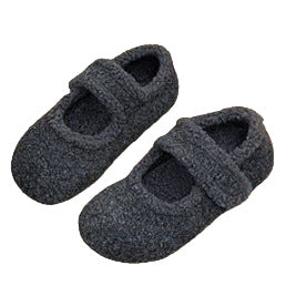 Damen Filz-Hausschuhe mit verstellbarem Riemen EB