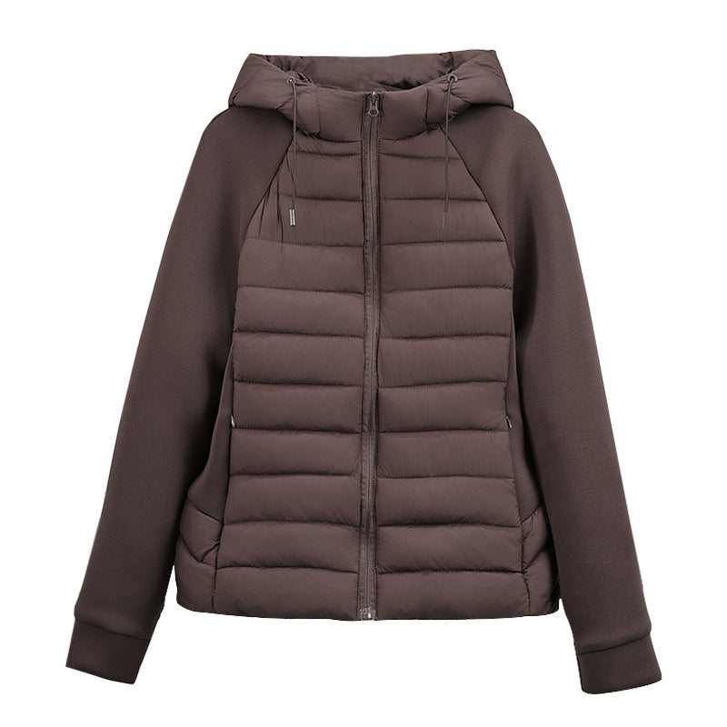 Damen Isolierte Steppjacke mit Kapuze und sportlichem Schnitt EB