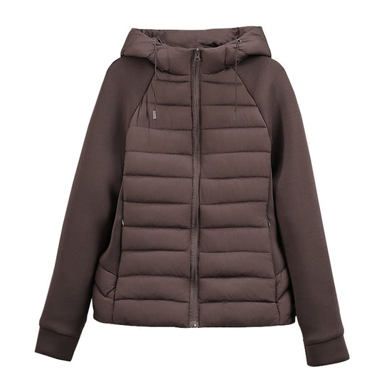 Damen Isolierte Steppjacke mit Kapuze und sportlichem Schnitt EB