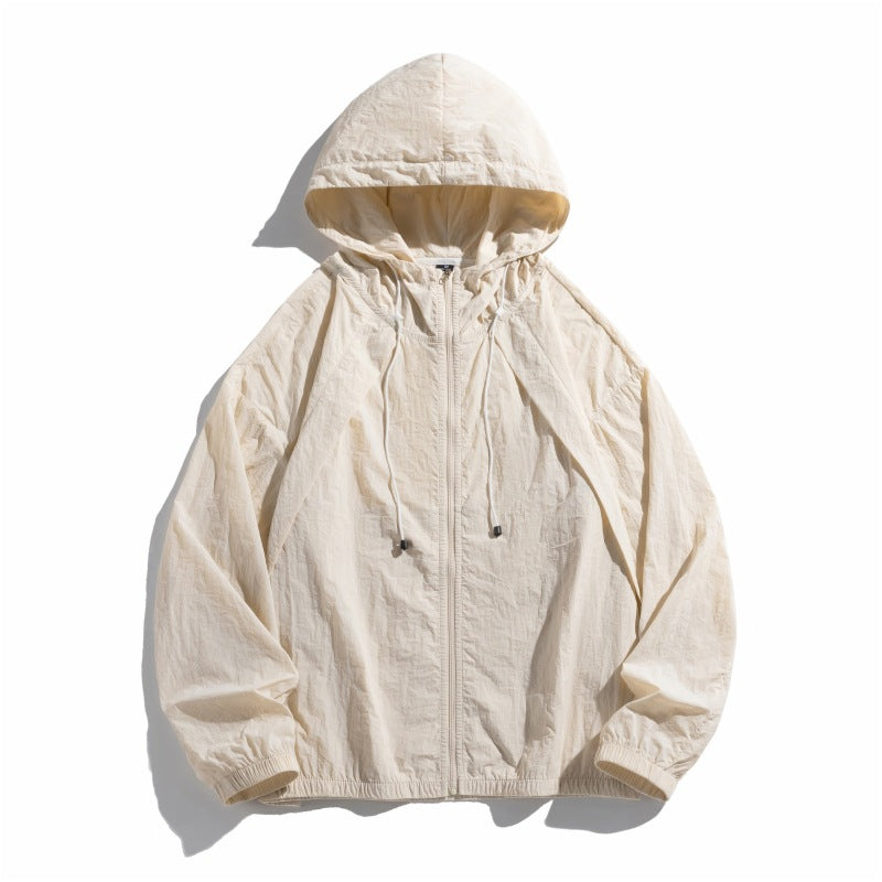 Damen leichte Windjacke mit verstellbarem Kapuzensystem EB