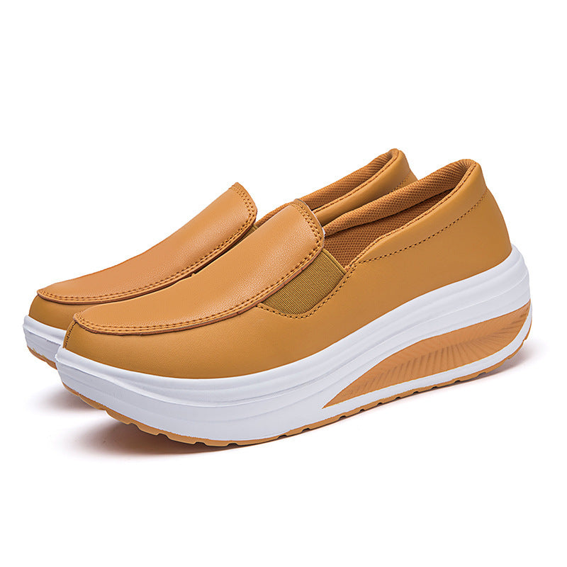 Damen Komfortable Slip-On Sneakers mit gepolsterter Sohle EB