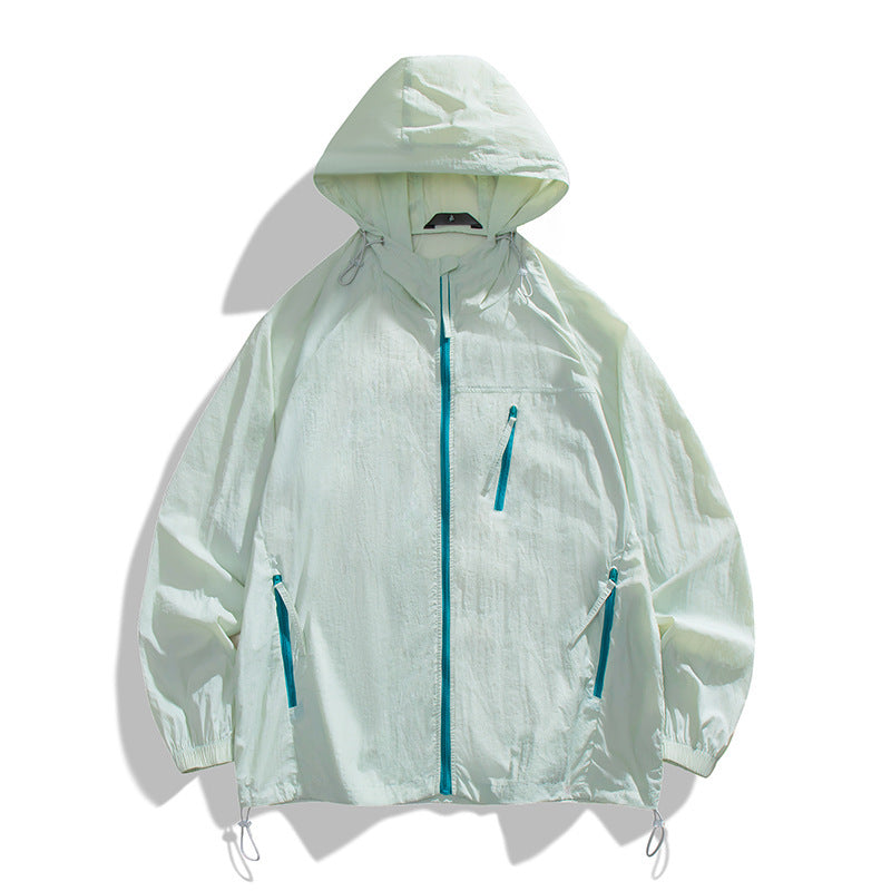Herren leichtgewichtige Windjacke mit praktischen Taschen und atmungsaktiven Eigenschaften EB