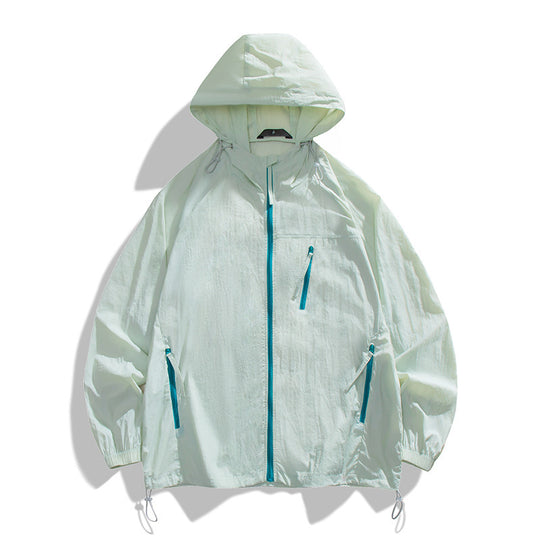 Herren leichtgewichtige Windjacke mit praktischen Taschen und atmungsaktiven Eigenschaften EB