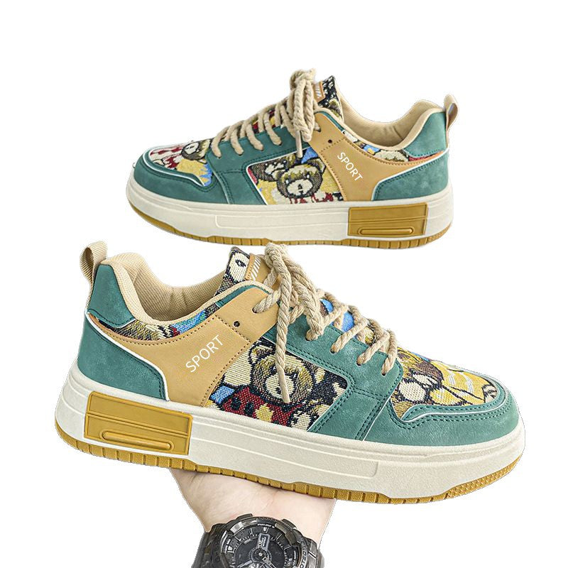 Damen Modische Sneaker mit einzigartigem Design und bequemer Sohle EB