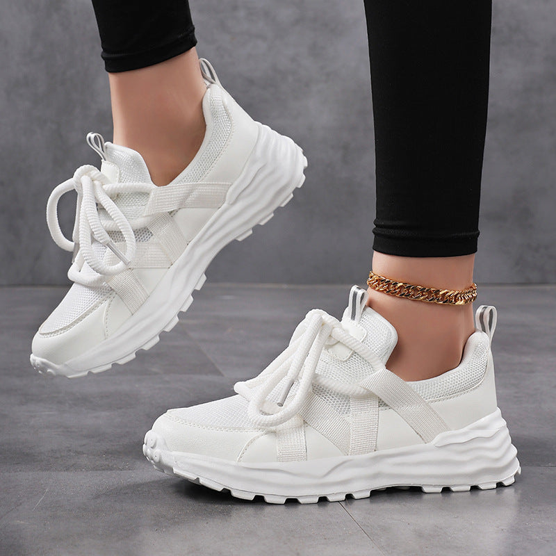 Damen Sportliche Lauf-Sneaker mit atmungsaktivem Mesh und flexiblem Sohlenprofil EB