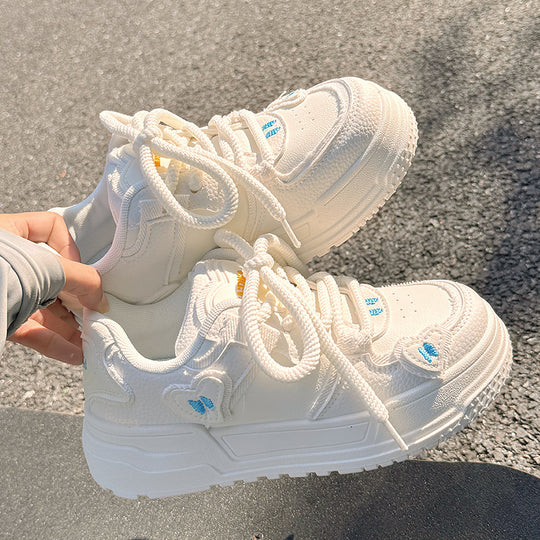 Damen Trendige Chunky Sneakers mit verspieltem Design und flexibler Sohle EB