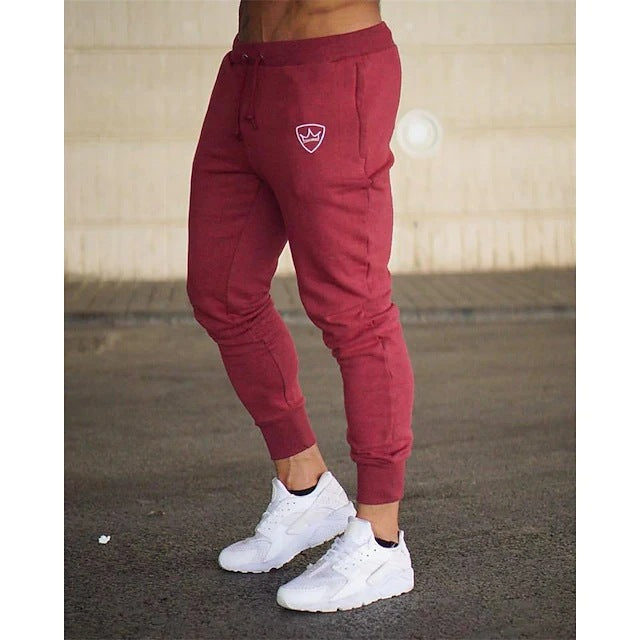 Herren Sweatpants mit schmalem Schnitt und elastischem Bund EB