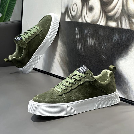 Damen Modische Sneaker aus Wildleder mit Komfortdämpfung EB