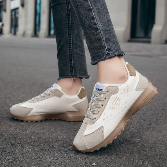 Damen Modische Sneaker mit atmungsaktiver und stoßdämpfender Sohle EB