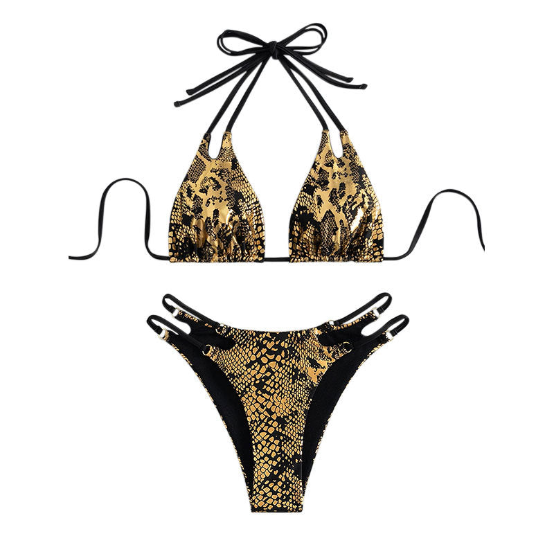 Damen Triangel-Bikini mit innovativem Schlitzdesign EB