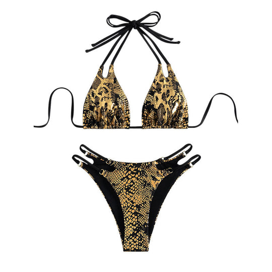 Damen Triangel-Bikini mit innovativem Schlitzdesign EB