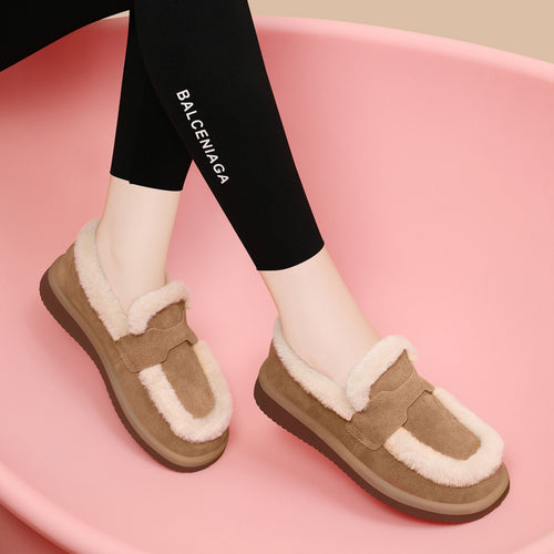 Damen warme Hausschuhe mit weichem Futter EB