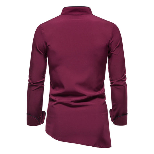 Herren Kochjacke mit modischen Akzenten und professionellem Schnitt EB