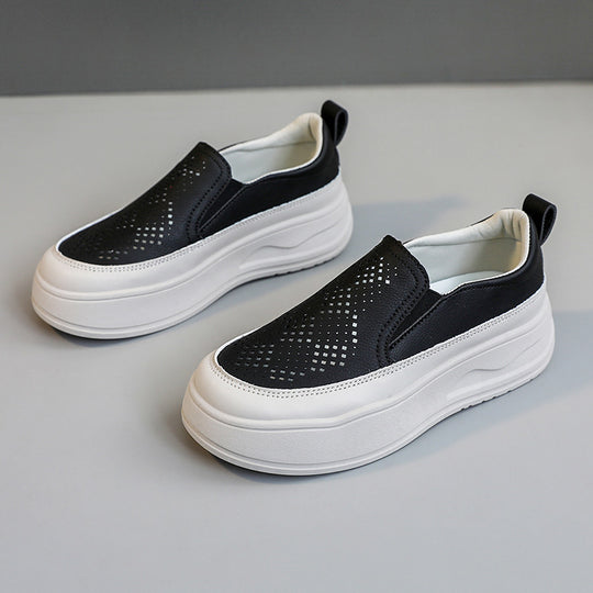 Damen Slip-On Sneakers mit atmungsaktivem Obermaterial und dämpfendem Fußbett EB