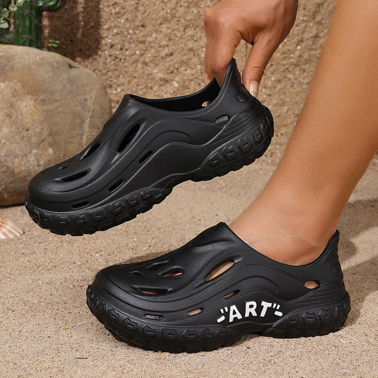 Damen Komfortable Clogs mit Luftlöchern EB