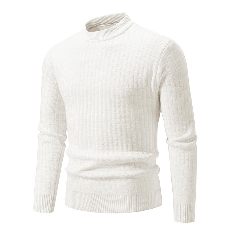 Herren Feinstrickpullover mit strukturiertem Design EB