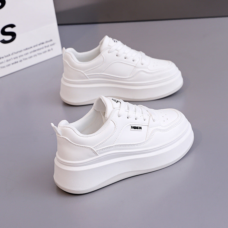 Damen chunky Sneakers mit extrahohen Laufsohlen und eleganter Optik EB
