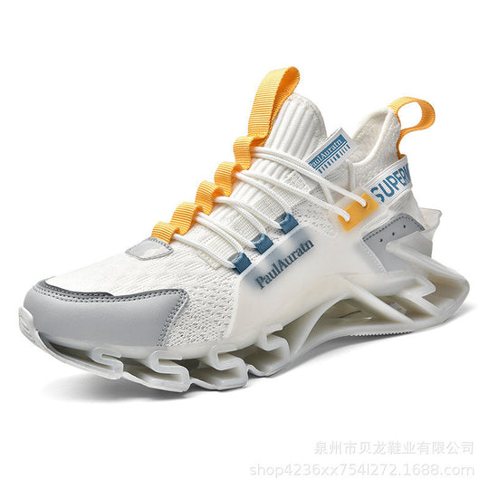Damen Sportliche Hochleistungs-Sneaker mit atmungsaktiver Mesh-Oberfläche und rutschfester Sohle EB