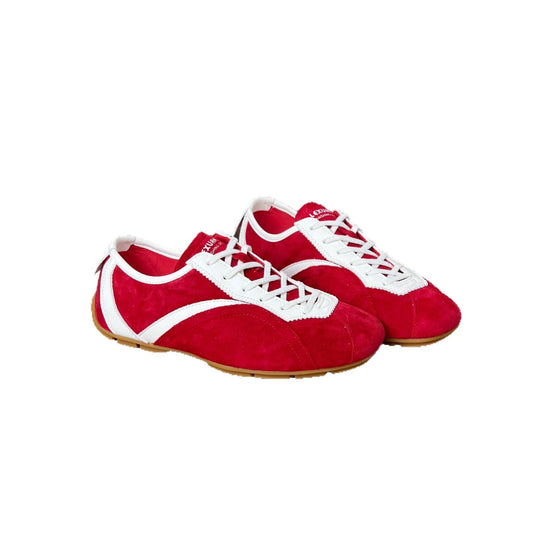 Damen Sportliche Sneakers aus hochwertigem Wildleder mit innovativer Sohlenkonstruktion EB