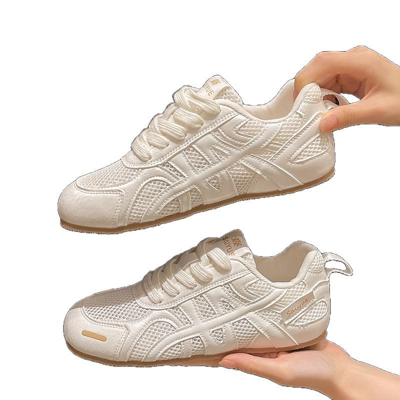 Damen Atmungsaktive Sneakers mit strukturiertem Obermaterial und rutschfester Sohle EB