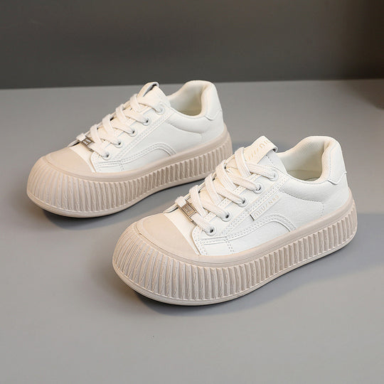 Damen Sportliche Plateau Sneakers mit rutschfester Sohle und atmungsaktivem Obermaterial EB