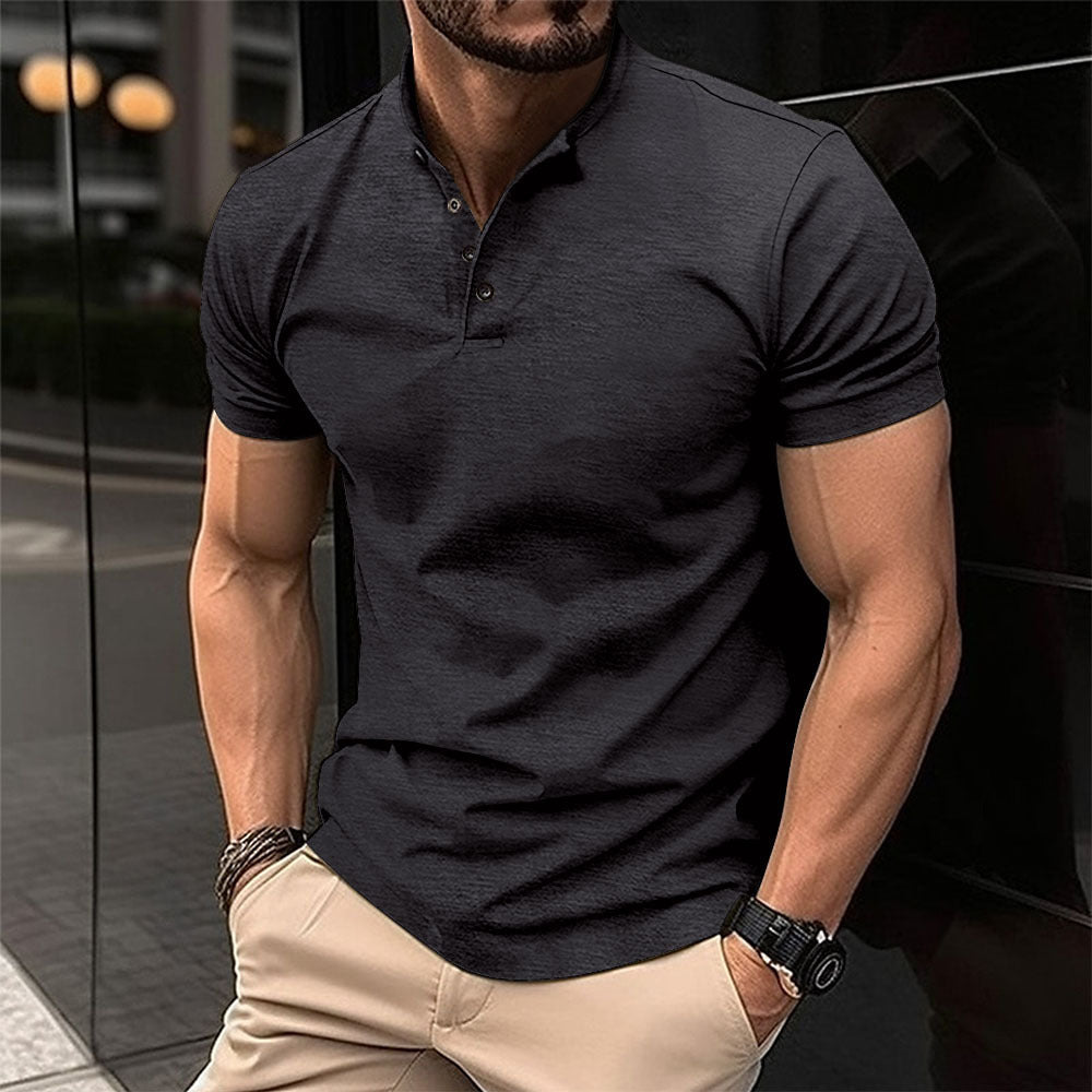 Herren Polohemd mit Knopfleiste und Kurzarm EB