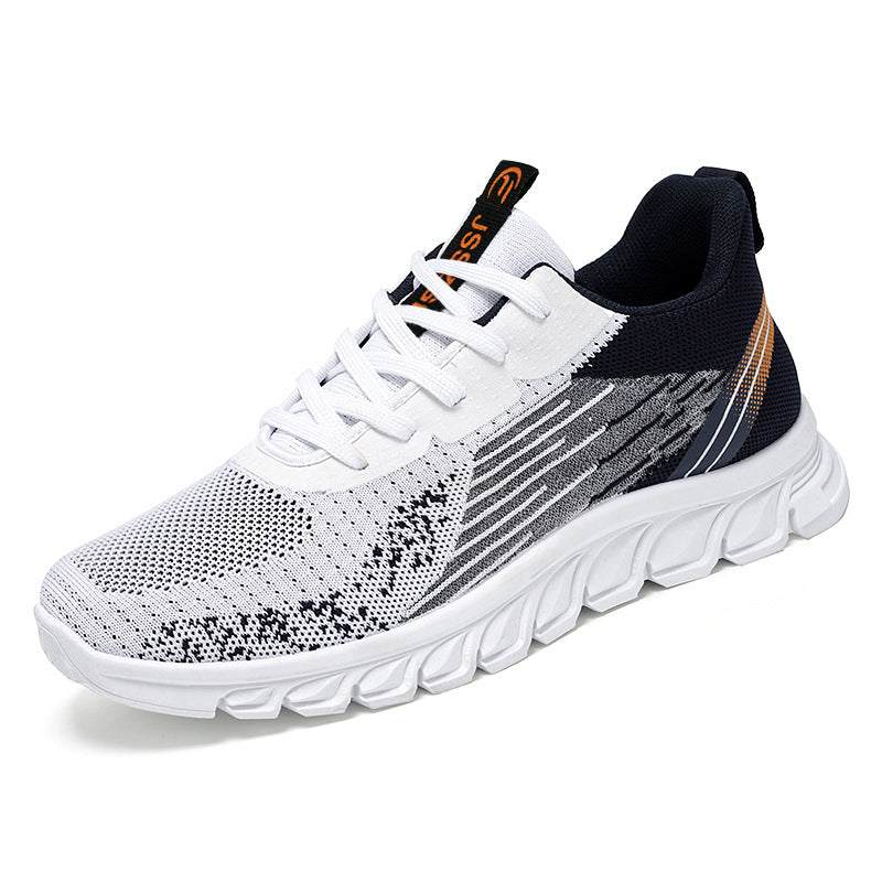 Herren nan atmungsaktive leichte Laufsneaker mit gestricktem Obermaterial und dämpfender EVA-Sohle EB