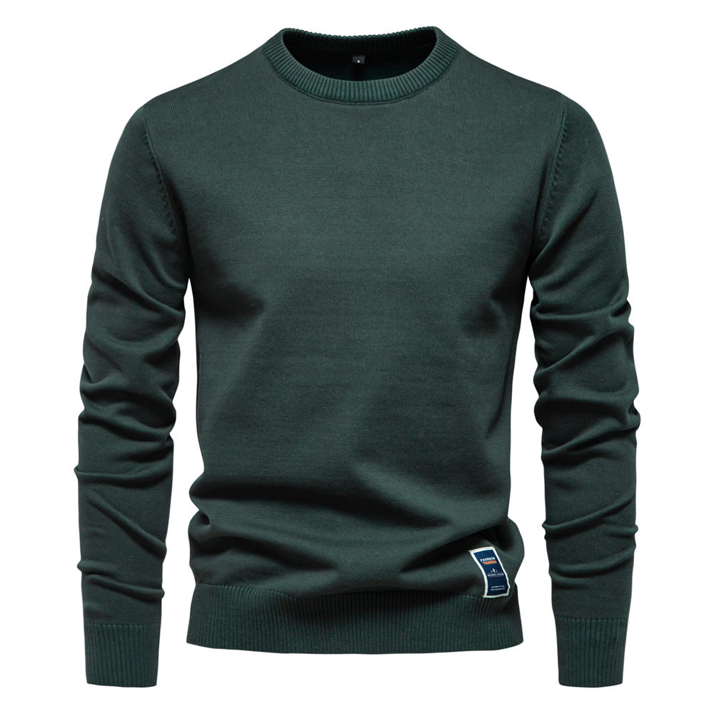 Herren Strickpullover aus hochwertiger Baumwollmischung mit angenehmer Passform EB