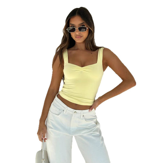 Damen Modisches Basic Top mit angenehmem Schnitt EB