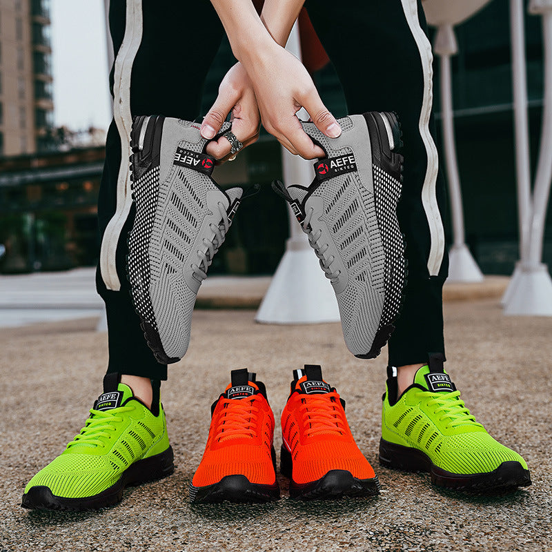 Unisex atmungsaktive Strick-Performance-Sneaker mit gepolsterter Air‑Zwischensohle EB