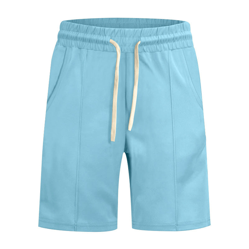 Herren nan kurze Freizeithose aus Baumwollmischung mit elastischem Bund und Kordelzug EB