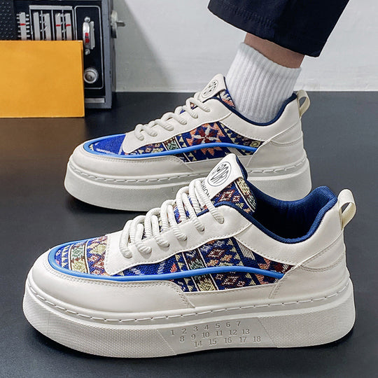 Damen Plateau Sneakers mit einzigartigem Design und bequemen Dämpfungselementen EB