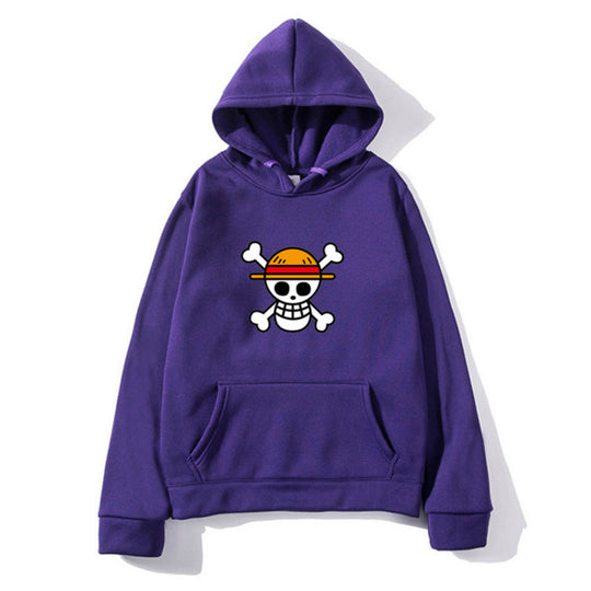 Damen Kapuzenpullover mit kreativem Piratenmotiv und bequemer Passform EB