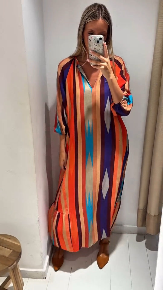 Damen Langarmkleid EB