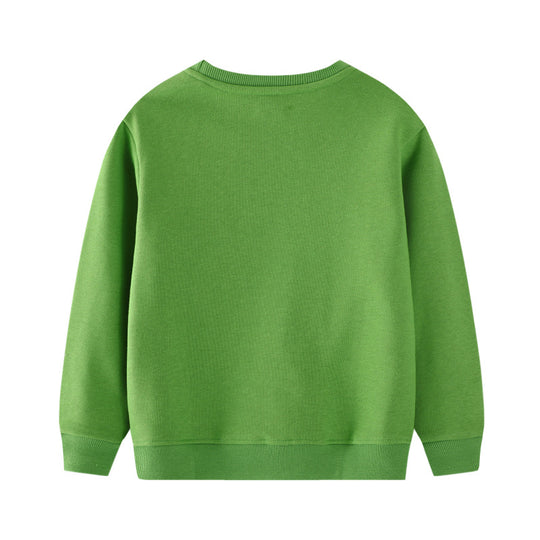 Kinder Sweater mit buntem Dinosaurier-Motiv EB